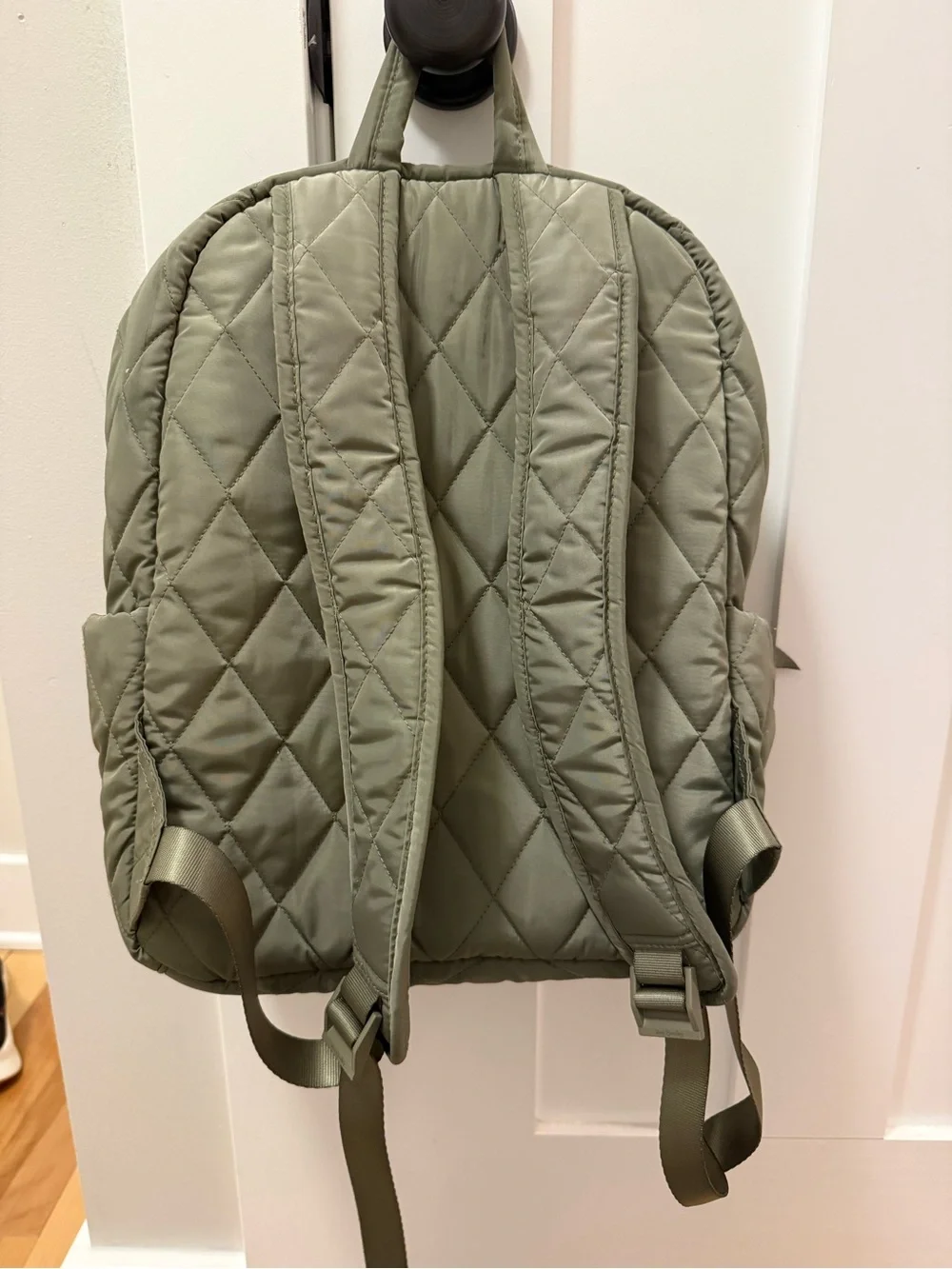 Vera Bradley Quilted Olive Backpack
